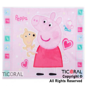 LAMINA COMESTIBLE PEPPA PIG P/TORTAS 27CM x 21CM x 1